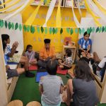 Contação de história na Biblioteca Infantil