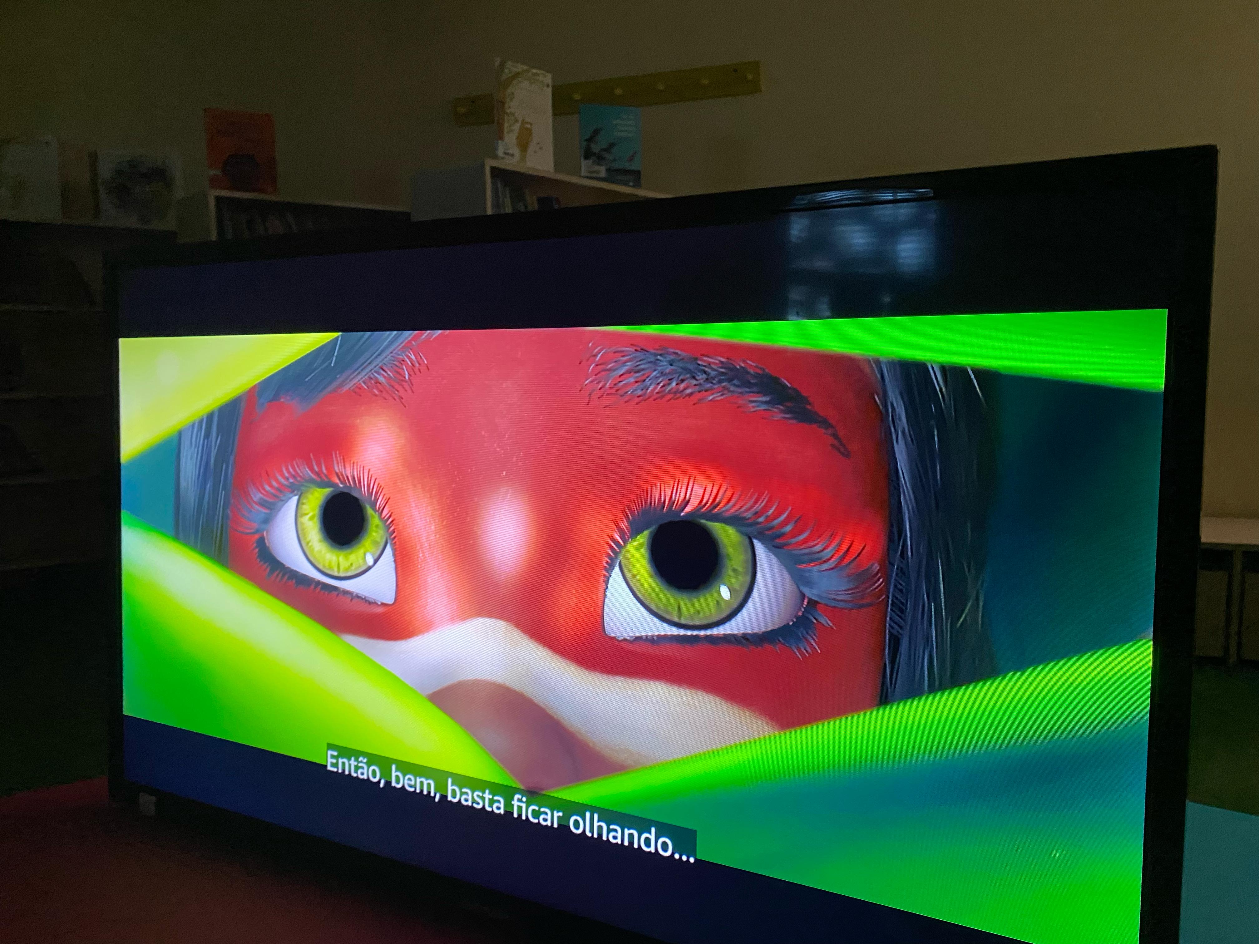 Exibição do filme “Ainbo – A Guerreira da Amazônia” na Biblioteca Infantil, em alusão ao dia dos Povos Originários