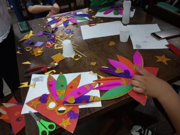 Oficina de adereços de carnaval